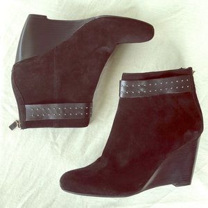 Franco Sarto wedge booties